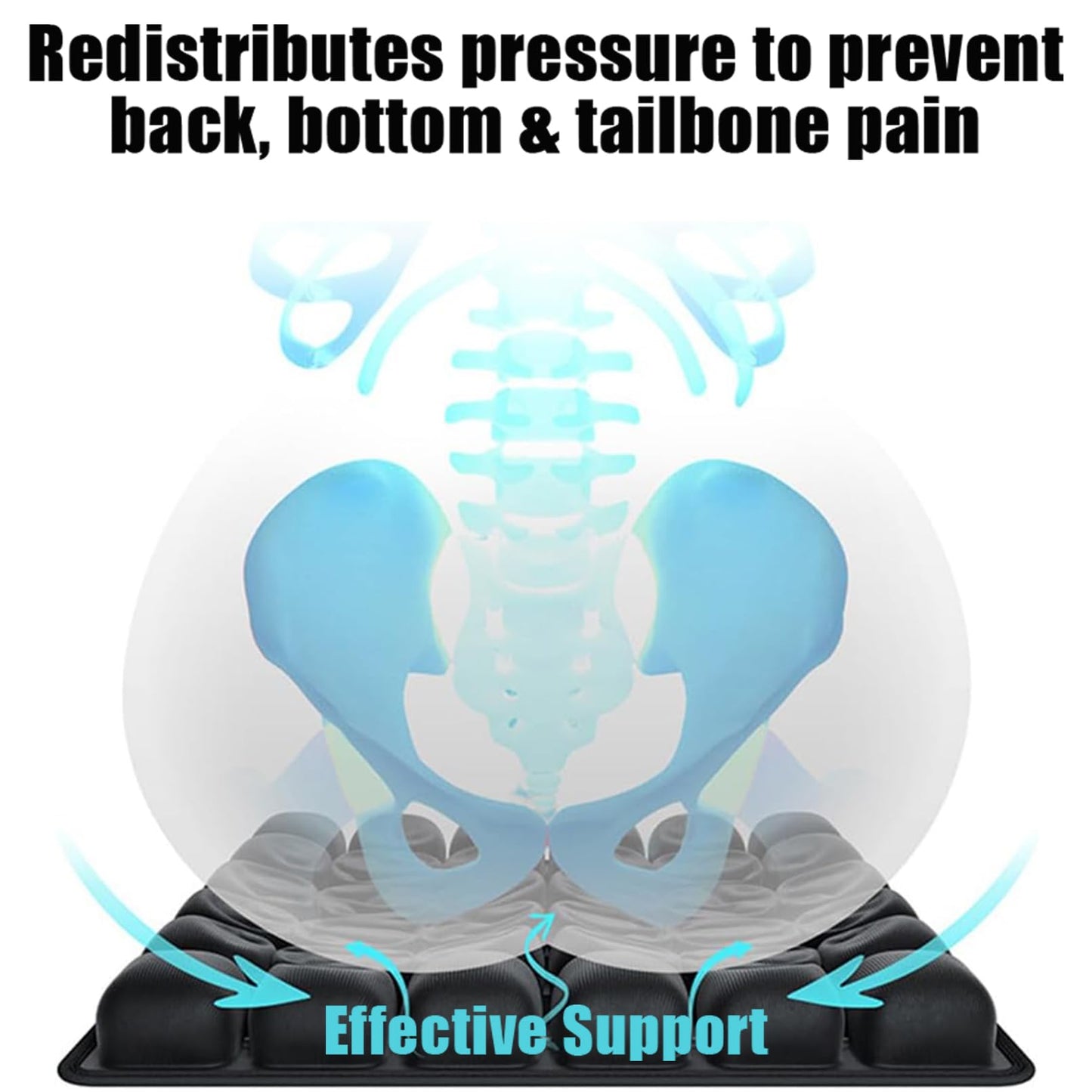 Phonery Aero ® Inflatable Seat Cushions