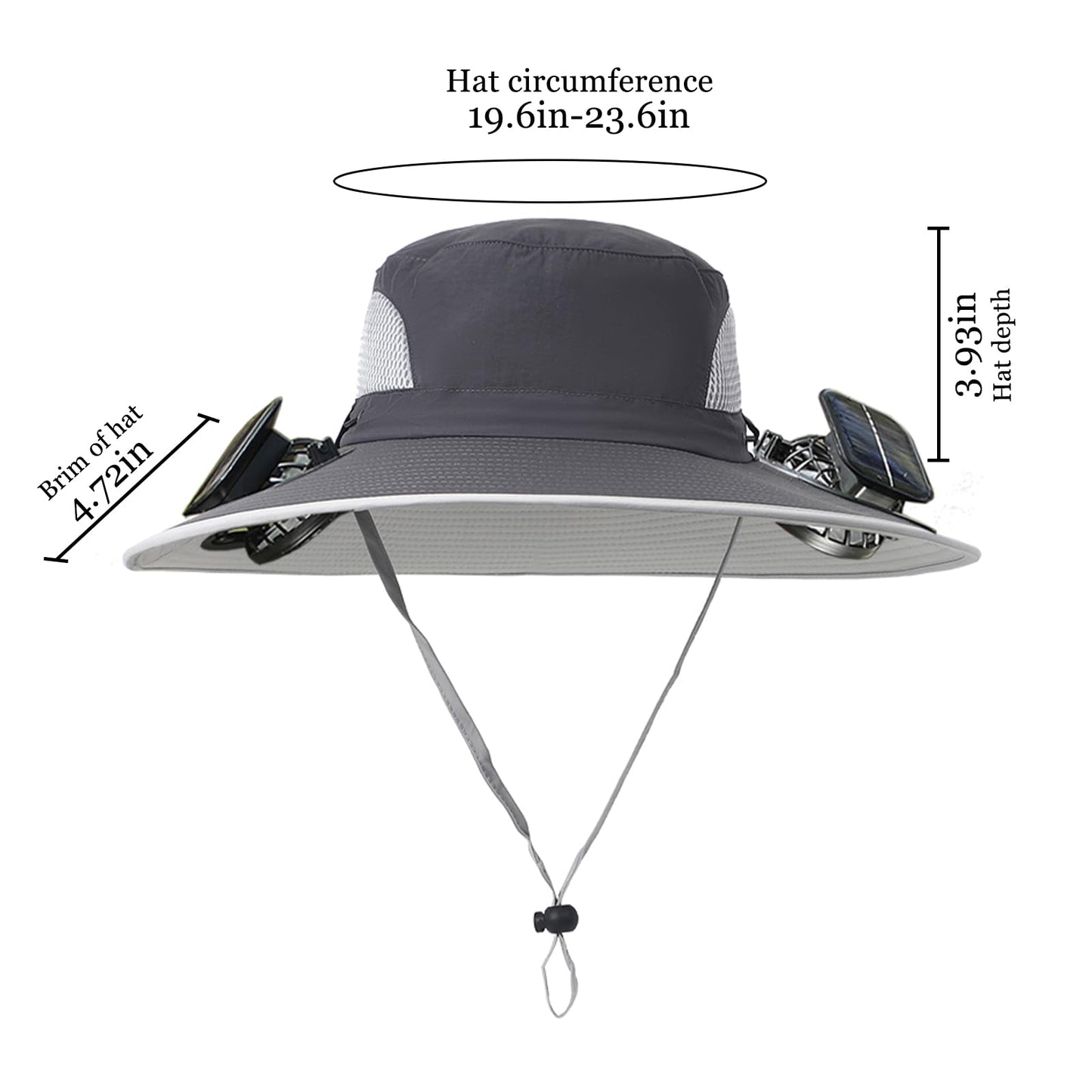 Phonery UVGuard ® Solar Powered Fan Hat-Getphonery