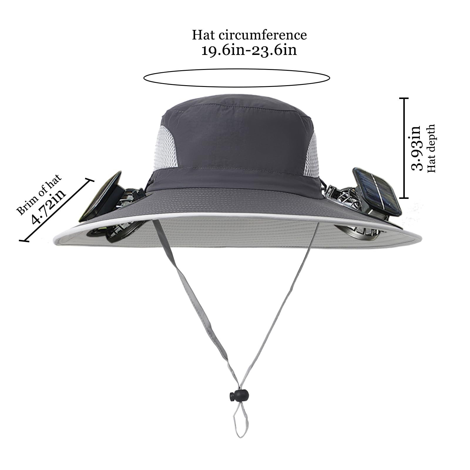 Phonery UVGuard ® Solar Powered Fan Hat-Getphonery