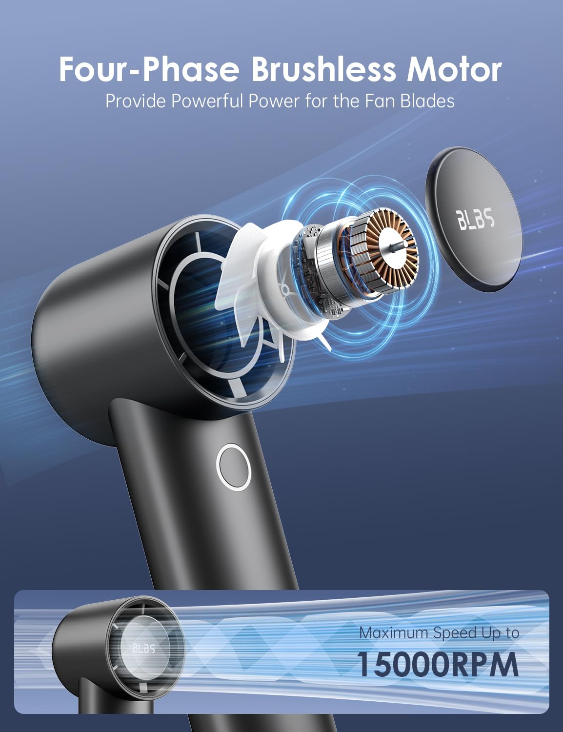 Phonery BreezeBuddy ® Personal Handheld Fan-Getphonery