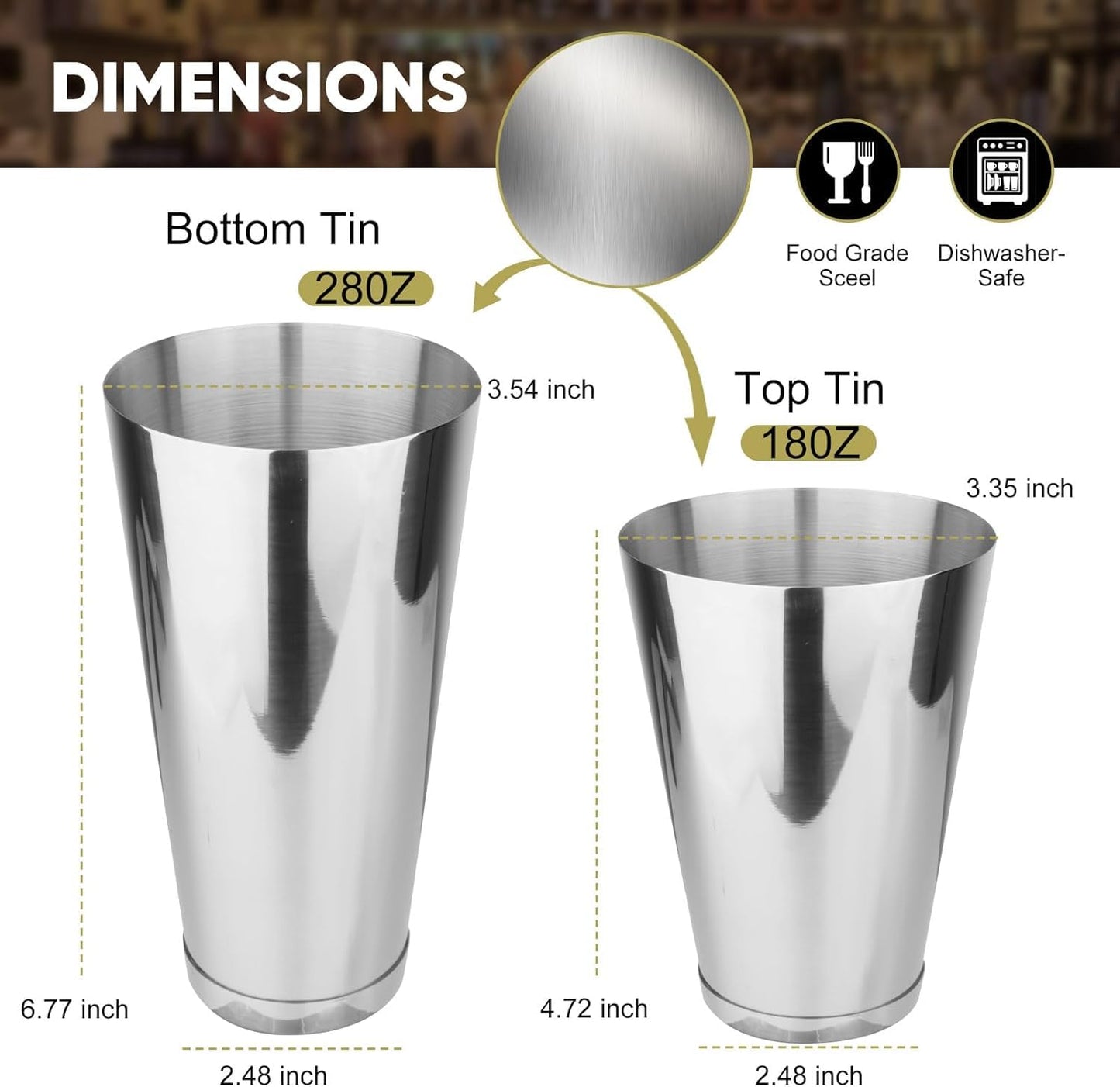 Phonery MixMaster ® Cocktail Shaker Kit for Home-Getphonery