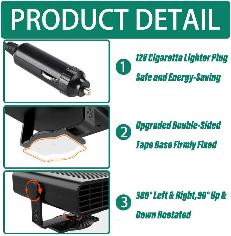 Phonery WarmDrive ® Porable Car Heater-Getphonery