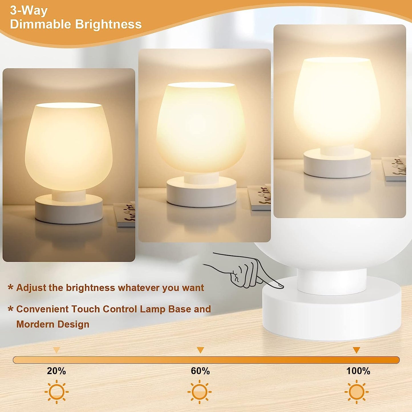 Phonery ZenLite ® 3-Way Touch Lamp-Getphonery