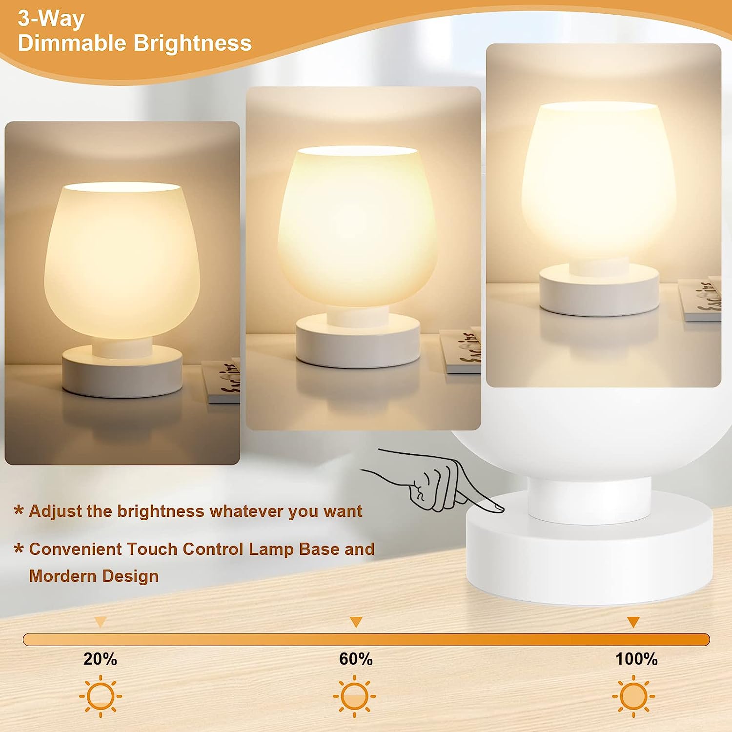 Phonery ZenLite ® 3-Way Touch Lamp-Getphonery