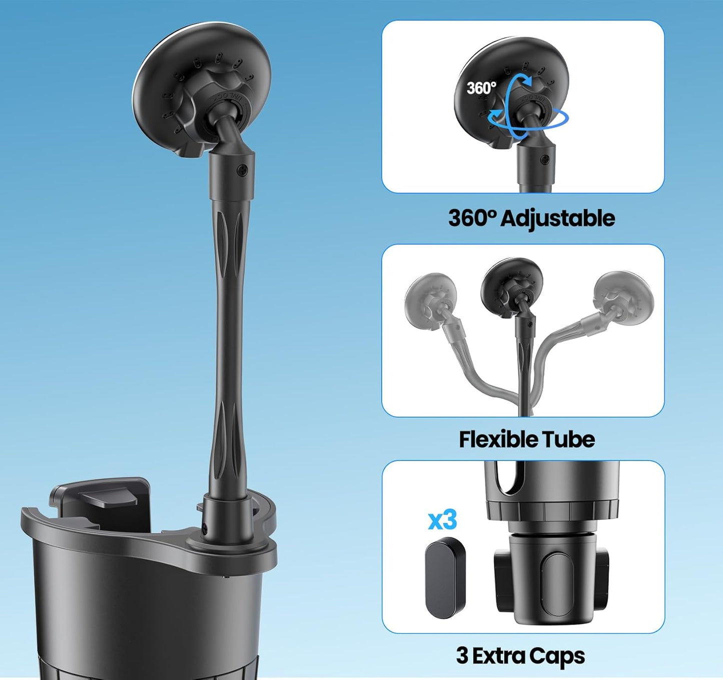 Phonery MagneCup  ® Cup Phone Holder For Car