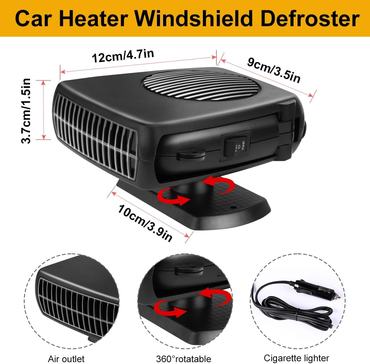Phonery FrostGuard ® Windshield Defogger & Defroster-Getphonery
