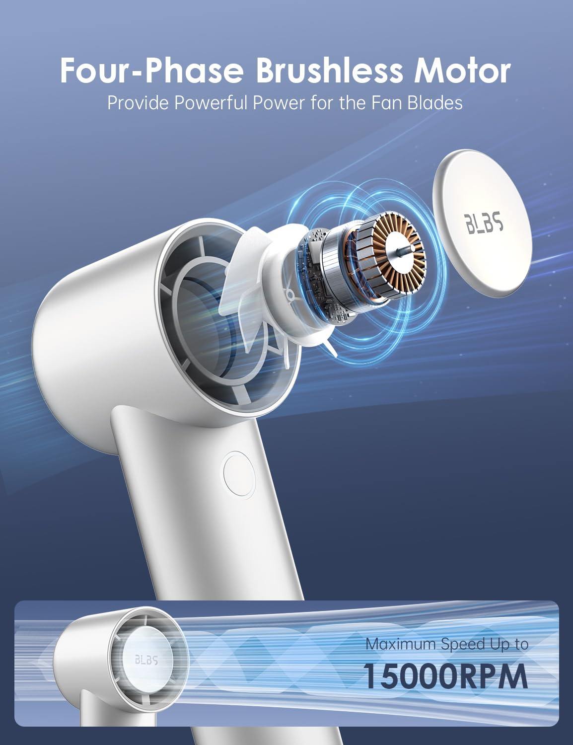 Phonery BreezeBuddy ® Personal Handheld Fan-Getphonery