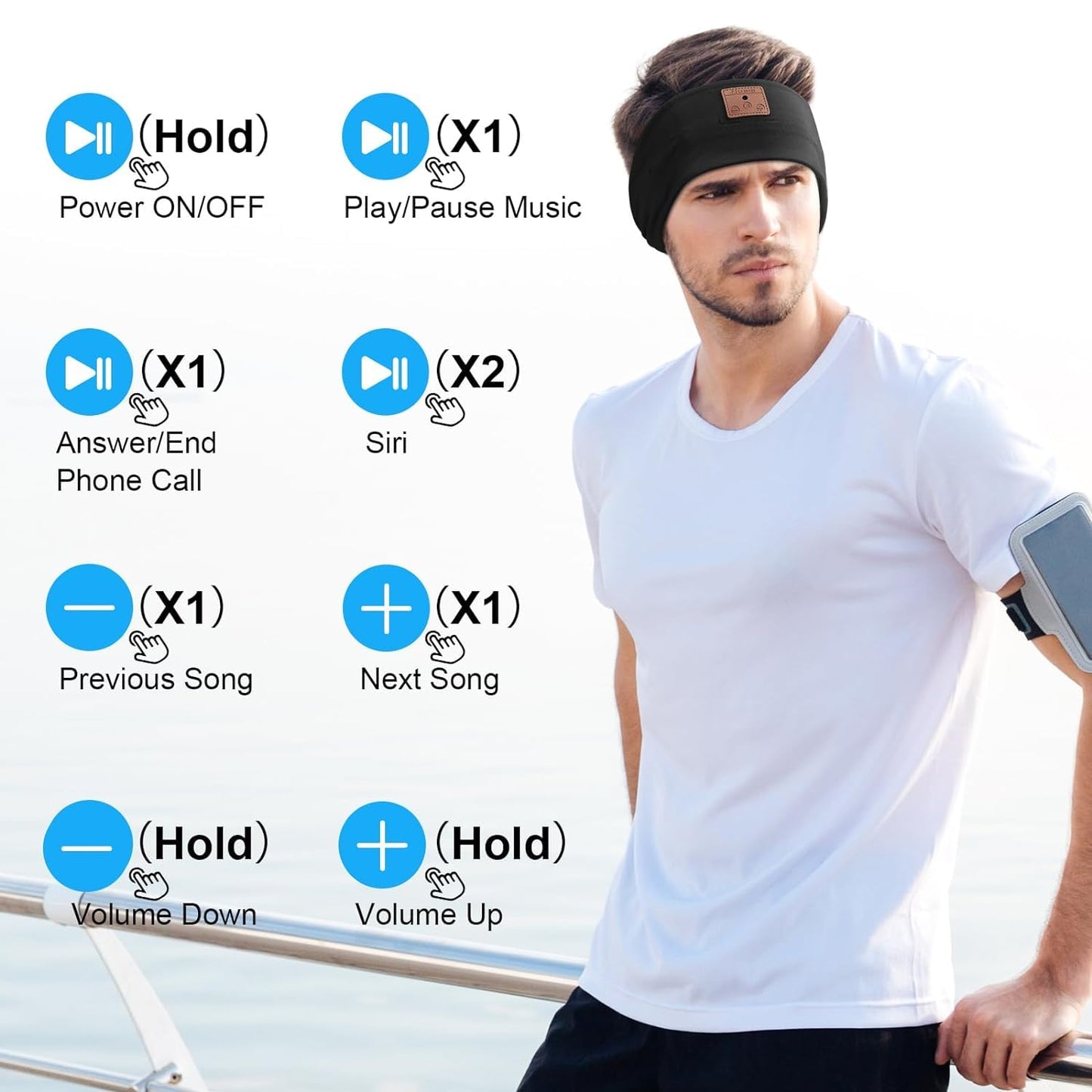 Phonery DreamTunes ® Bluetooth Sleeping Headband 2-Pack-Getphonery