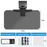 Sun Visor Extender for Cars，Adjustable Polarized Sun Visor Extender ，Polarized Car Sun Visor，Safe Driving Extension for Glare/UV ，Clip on, Universal (Universal, L)