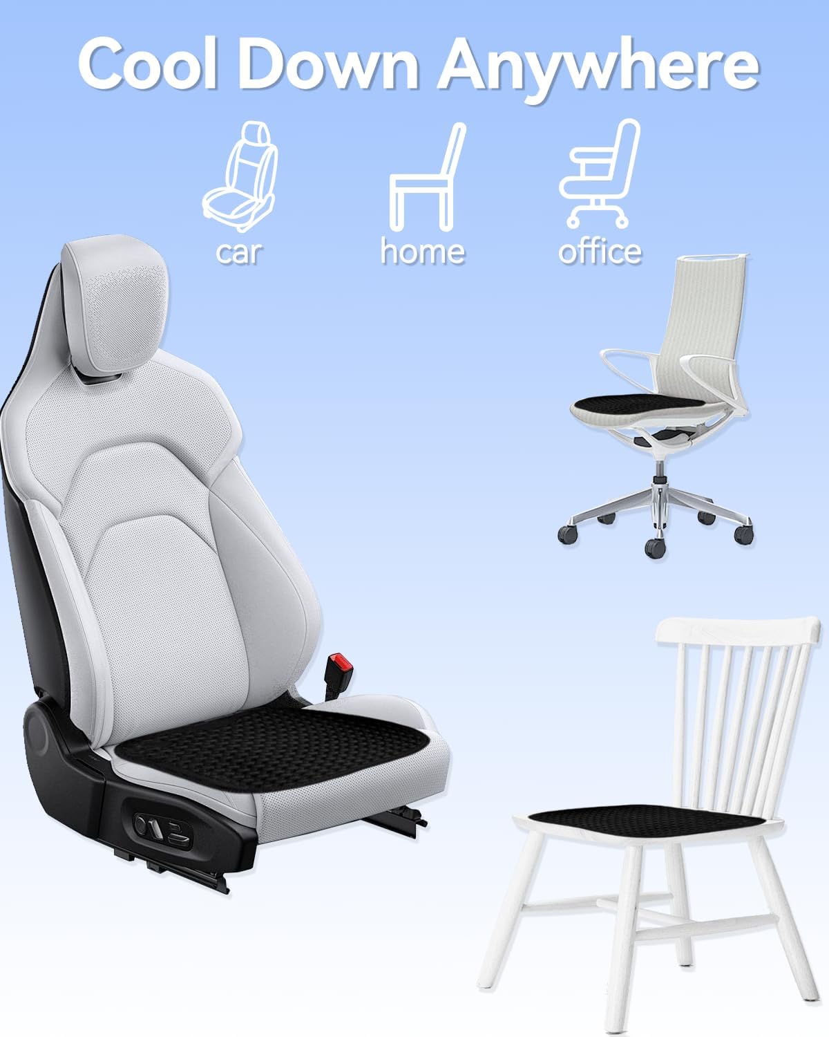 Phonery FrostiCush ® Cooling Car Seat Cushion