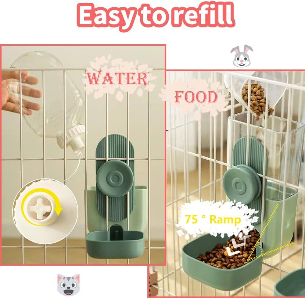 Phonery CageServe ® Water and Food Feeder Set-Getphonery