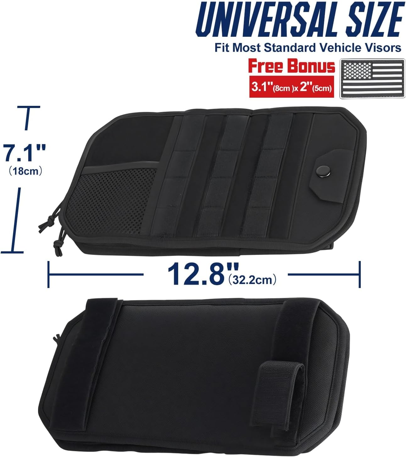 Phonery SunPouch ® Sunglass Holder Pouch for Car Visor