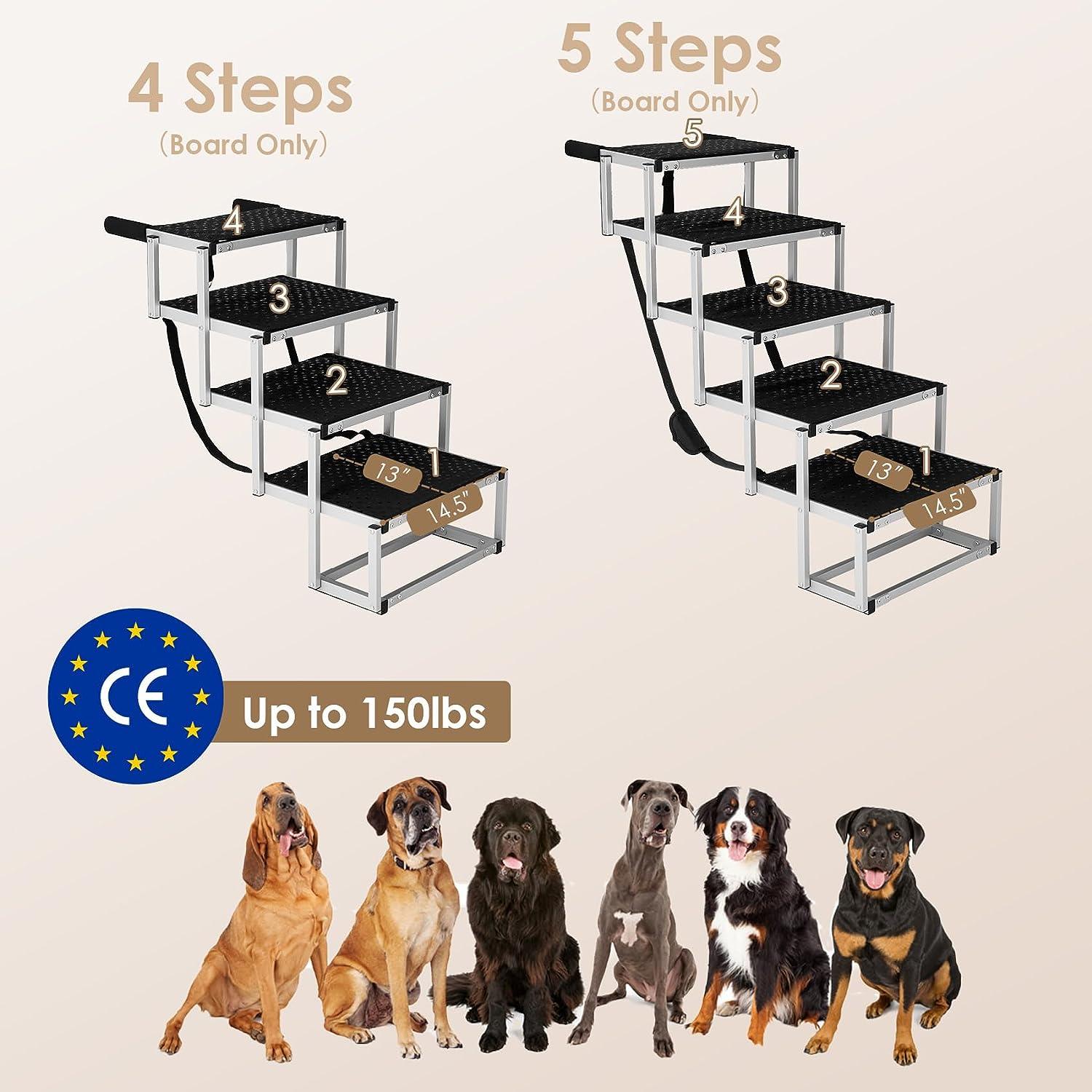 Phonery EasyHop ® Foldable Dog Car Ramp for Large Dogs-Getphonery