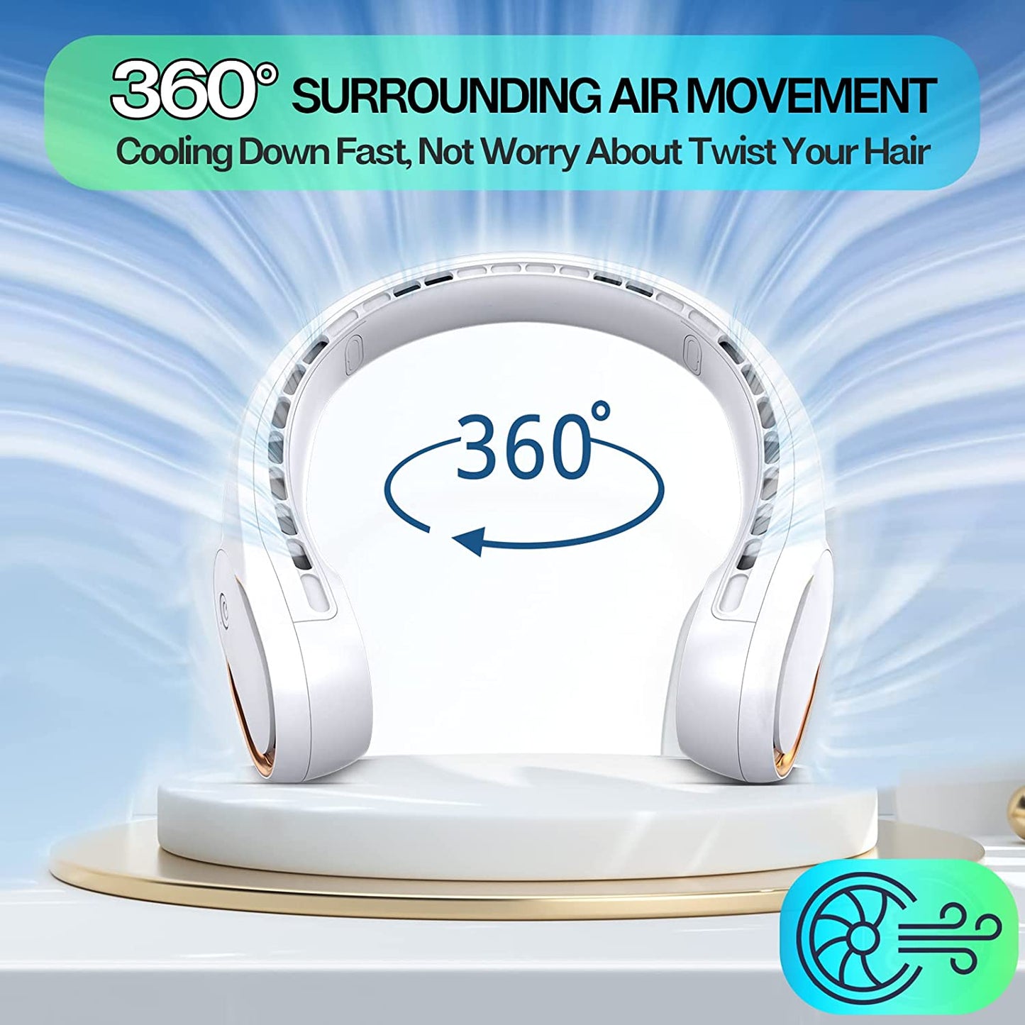 Phonery Breezy ® Portable Necklace Fan-Getphonery