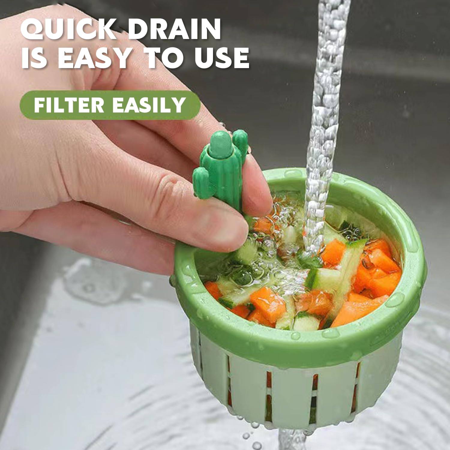 Phonery CactusFlow ® Cactus Sink Strainer 2 PCS-Getphonery