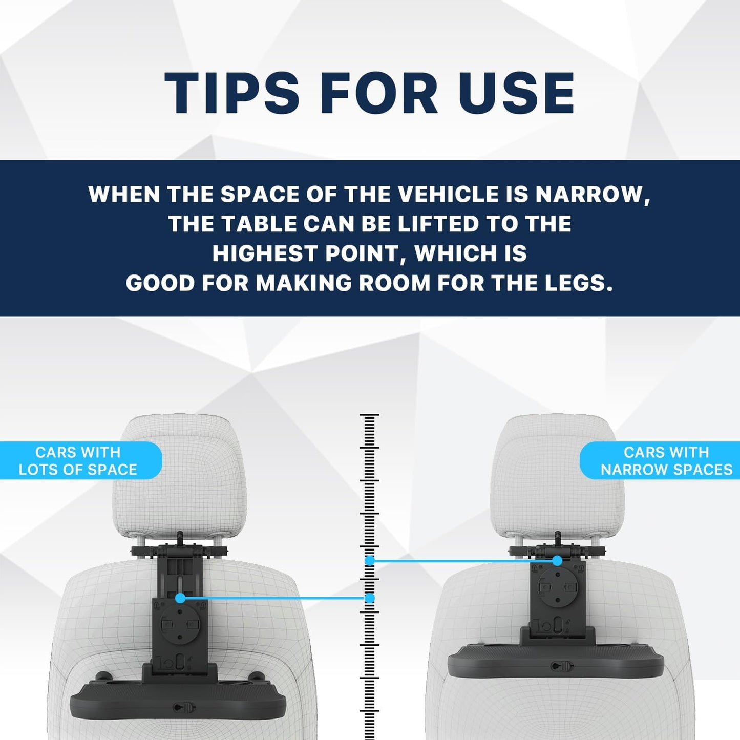Phonery CarGo ® Car Tray Table For Passenger Seat