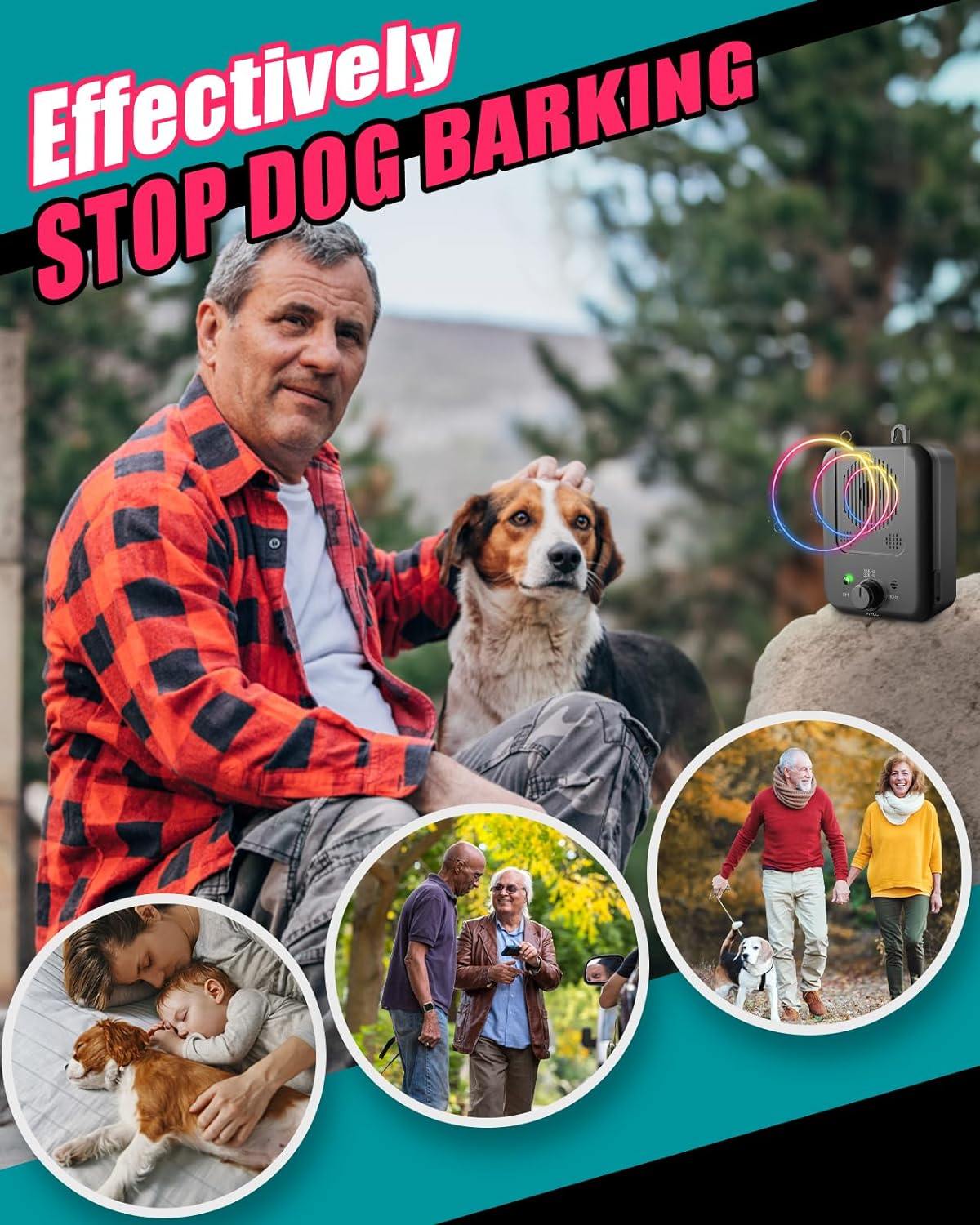 Phonery PawsPeace ® Dog Bark Deterrent-Getphonery