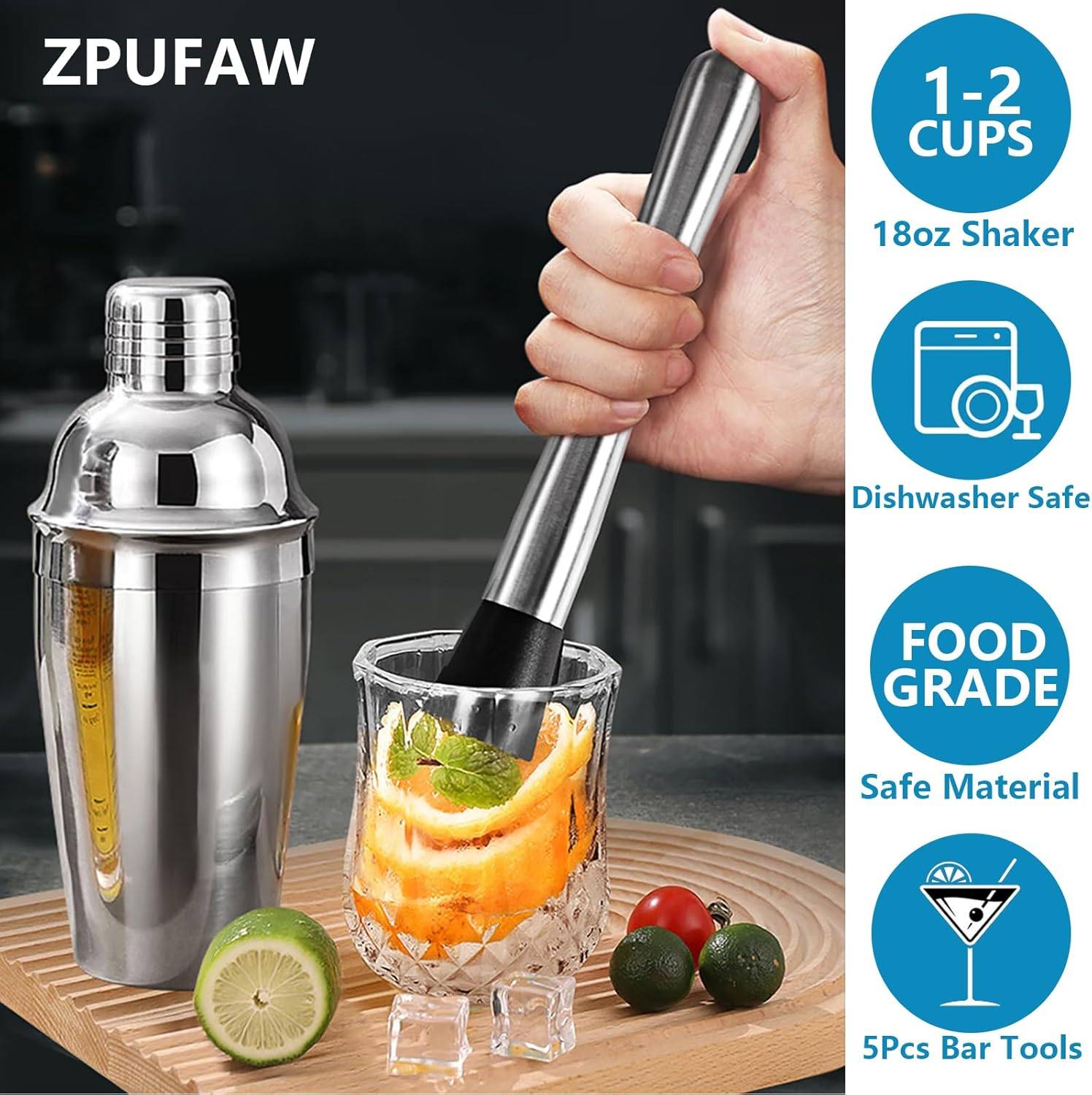 Phonery ShakerCraft ® Cocktail Shaker Kit for Home-Getphonery