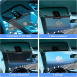 Sun Visor Extender for Car, Enhanced UV400 Anti-Glare, Adjustable Mount with PC Lens, Universal Car Anti-UV Polarized Sun Visor Extender Attachment, Anti-Snow Blind, Ensure Safe Driving