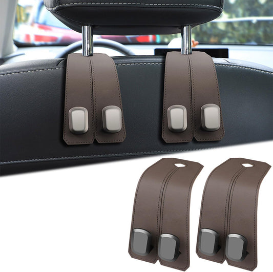Phonery HookMate ® Headrest Hooks for Car 4 Pack-Getphonery
