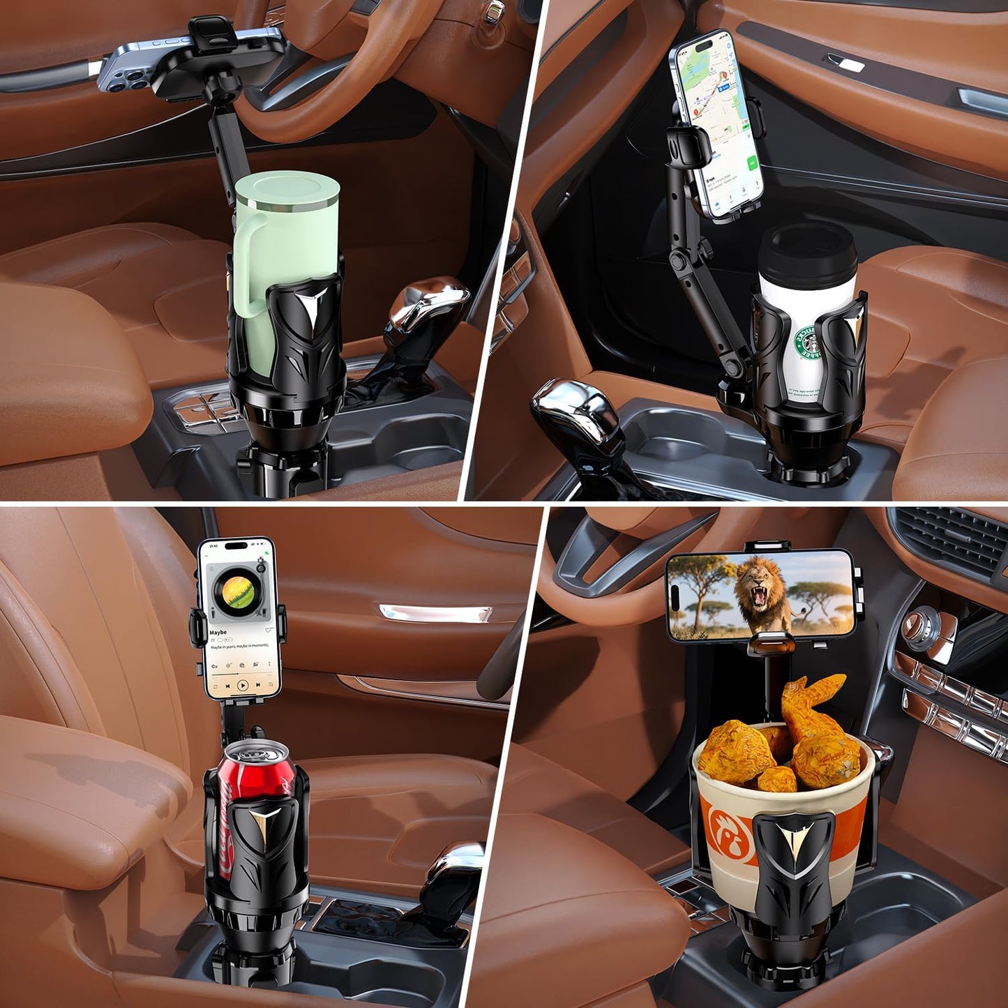 Phonery GripHub ® Car Cup Phone Holder