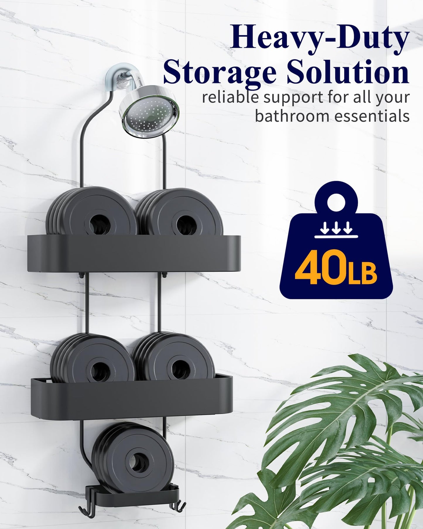 Phonery StackRack ®  Best Hanging Shower Caddy
