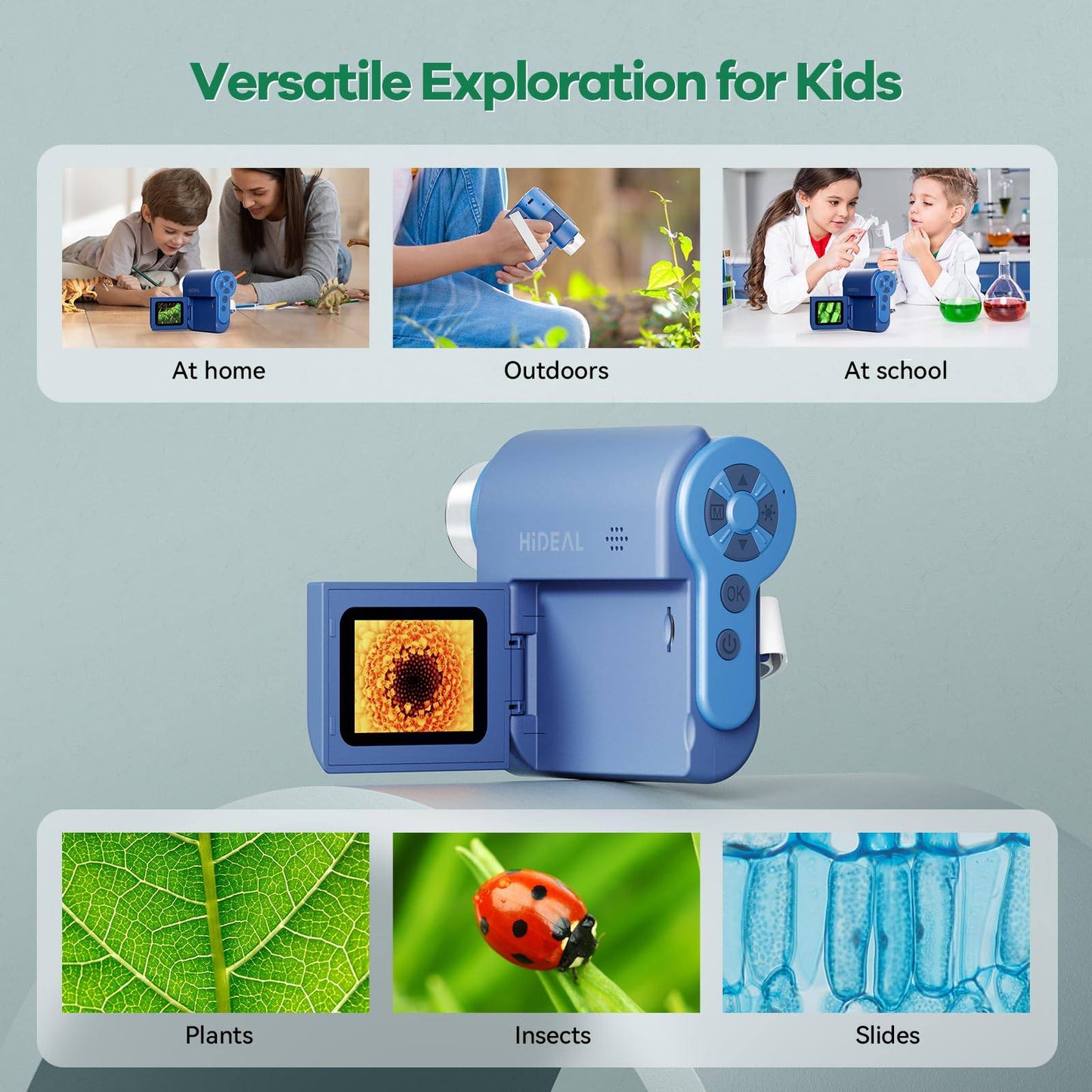 Phonery MicroQuest ® Portable Microscope for Kids-Getphonery