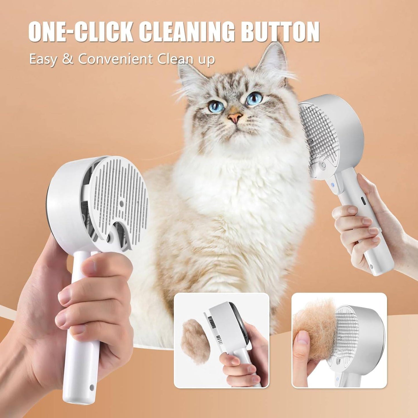 Phonery SilkyFur ® Cat Steam Brush-Getphonery