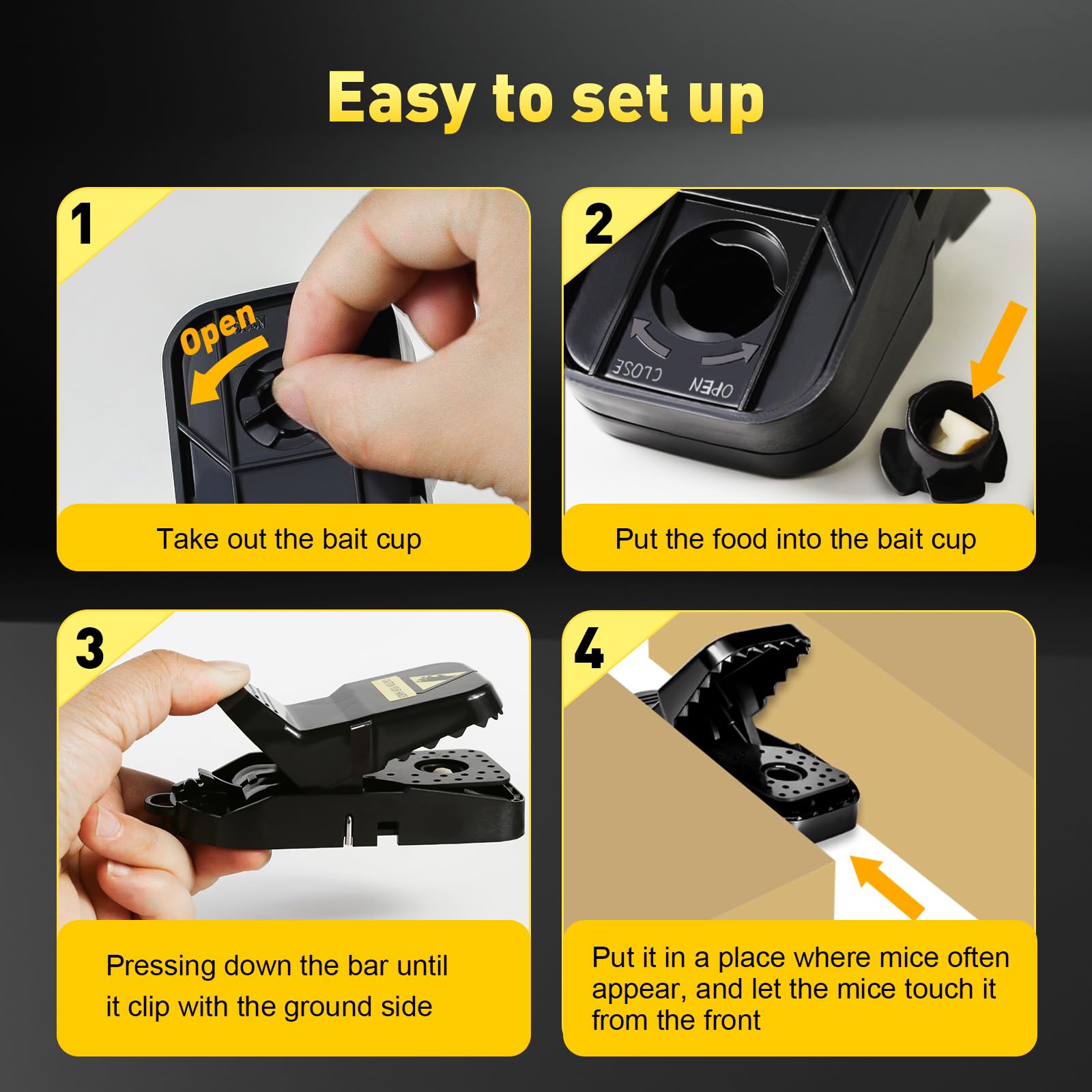 Phonery QuickSnap ® Mini Mouse Traps Multi Pack-Getphonery