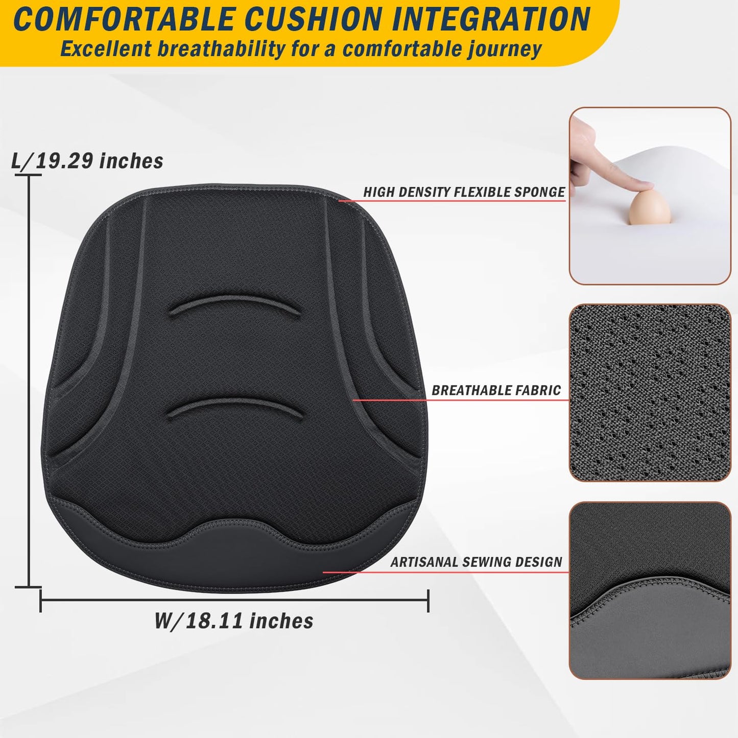 Phonery LuxRide ® Breathable Car Seat Cover