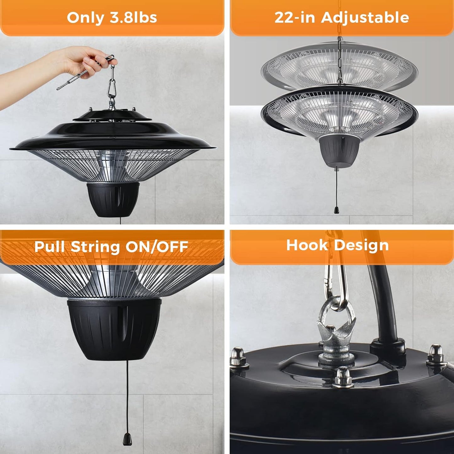 Phonery RadiantEdge ® Outdoor Patio Heater-Getphonery