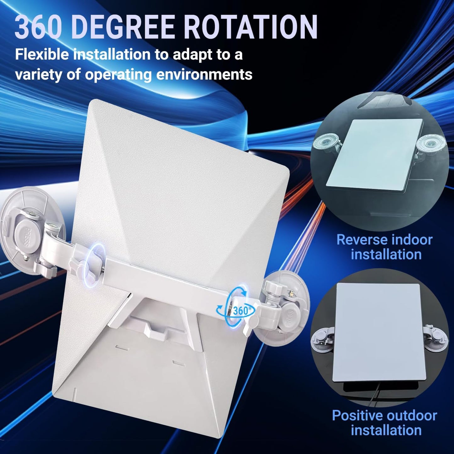 Phonery Signalx ® Starlink Mini Car Mount with Suction Cups