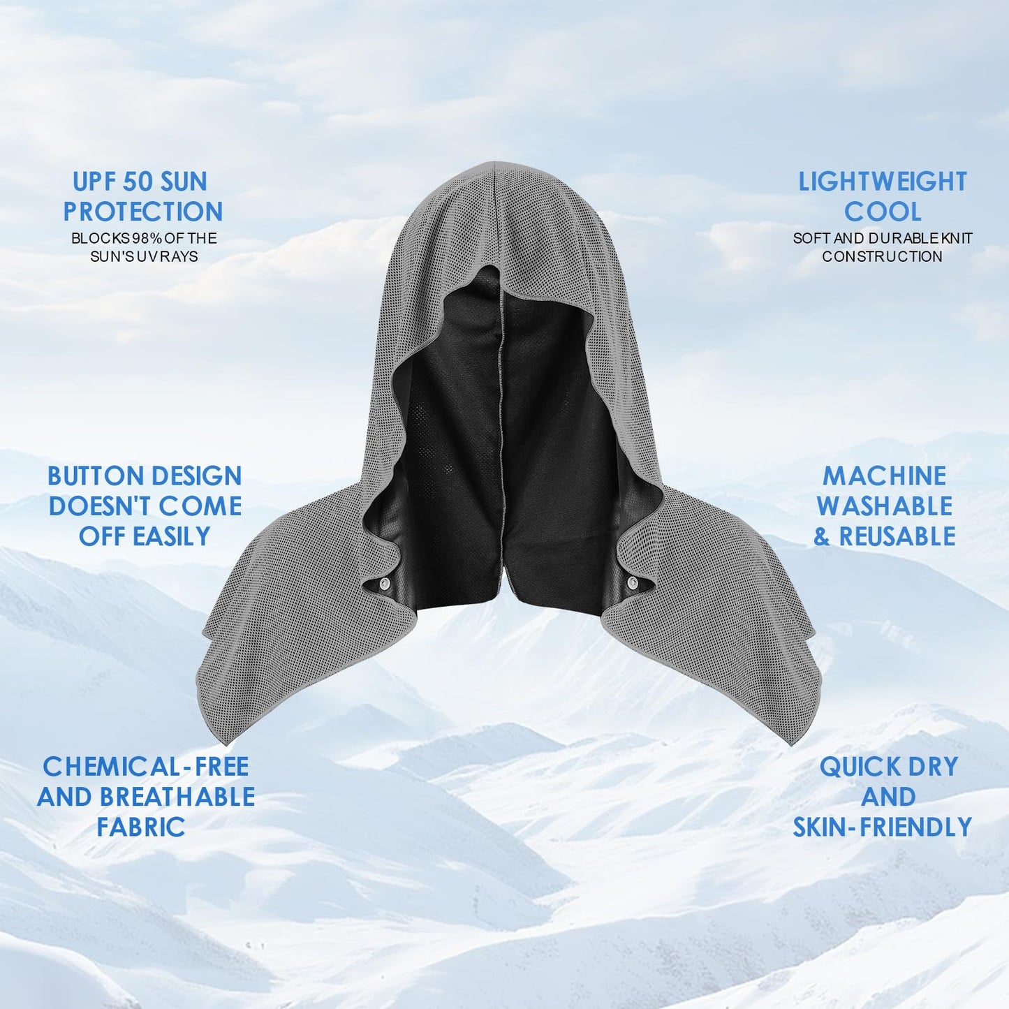 Phonery CoolGuard ® Cooling Hoodie Towel-Getphonery