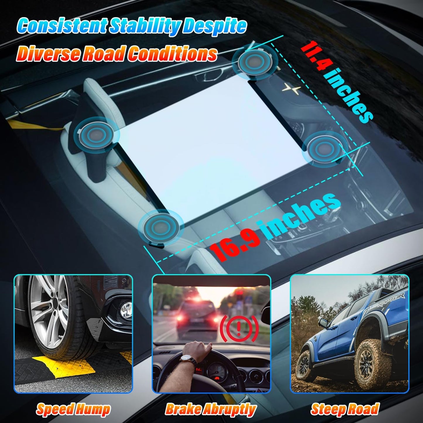 Phonery Linx ® Starlink Mini Car Suction Cup Mount