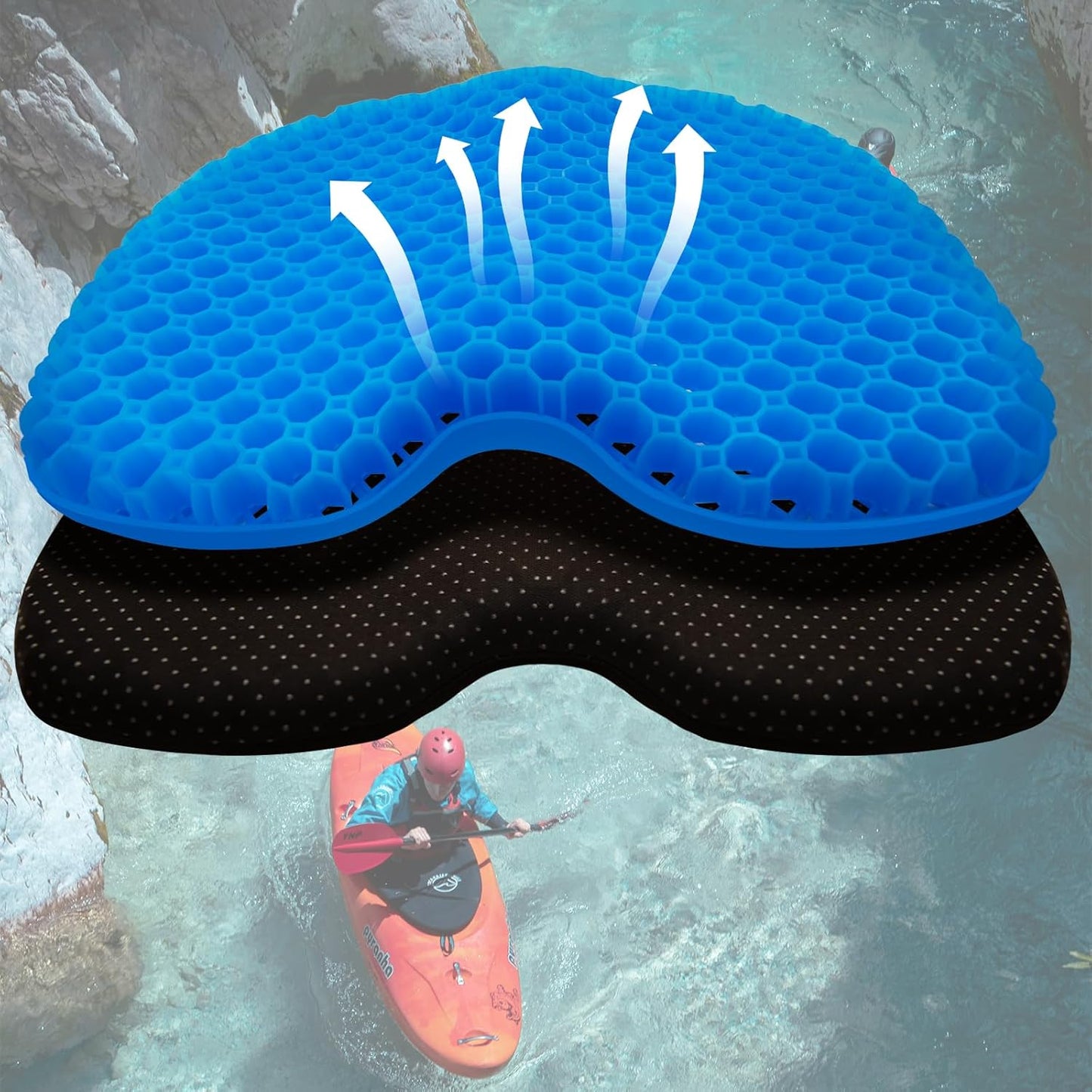 Phonery YakComfort ® Kayak Seat Cushion
