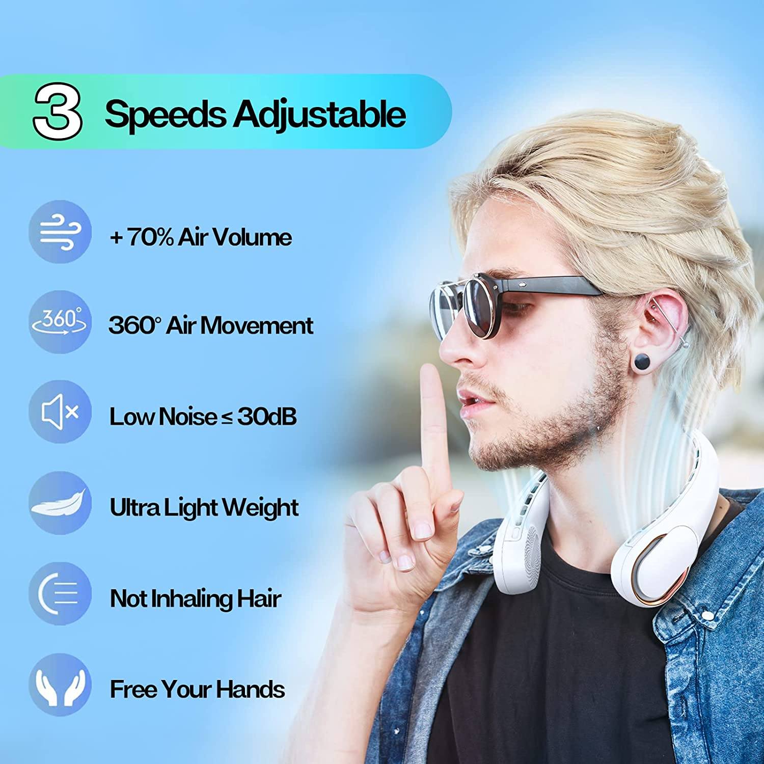 Phonery Breezy ® Portable Necklace Fan-Getphonery