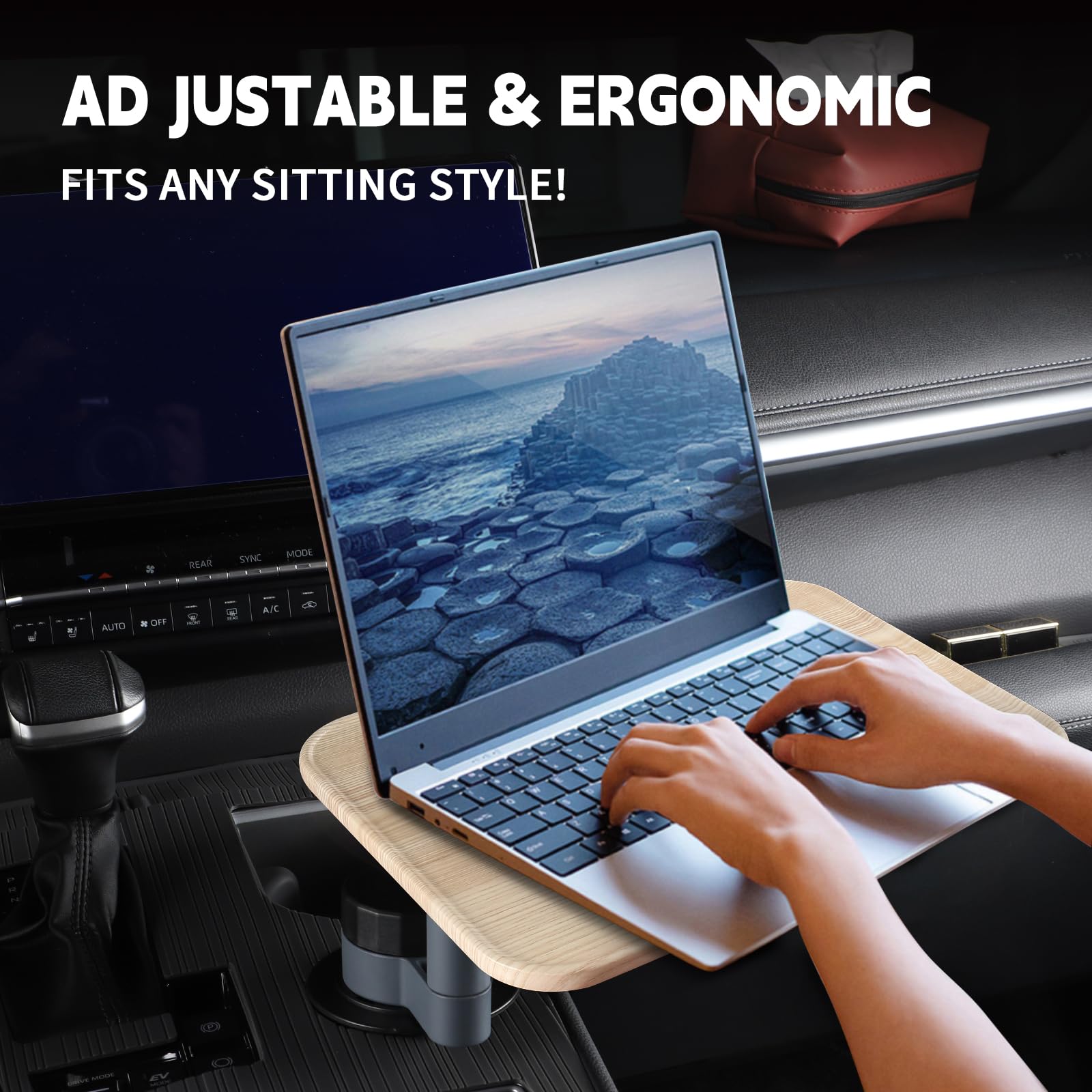 Phonery SnackEase rotating car seat tray table