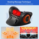 Neck Massager, Neck and Shoulder Relaxer with Heat, Portable Cordless Shoulder Cervical Traction Device for Pain Relief Electric Massager Pillows(Light Black)