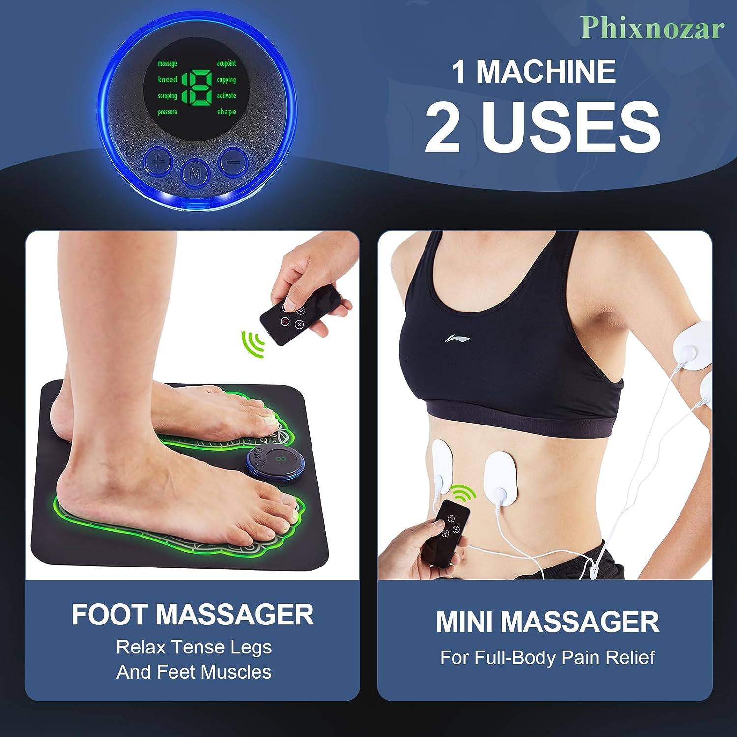 Phonery Neuropulse ® Foot Massager Mat for Neuropathy-Getphonery