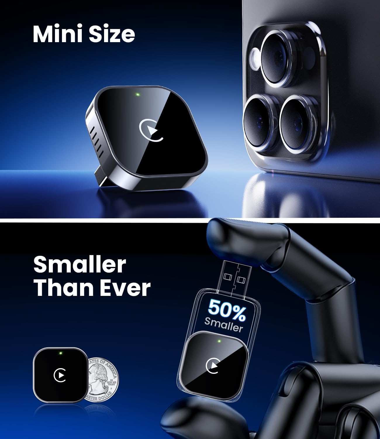 Phonery LinkRide ® Wireless CarPlay Adapter