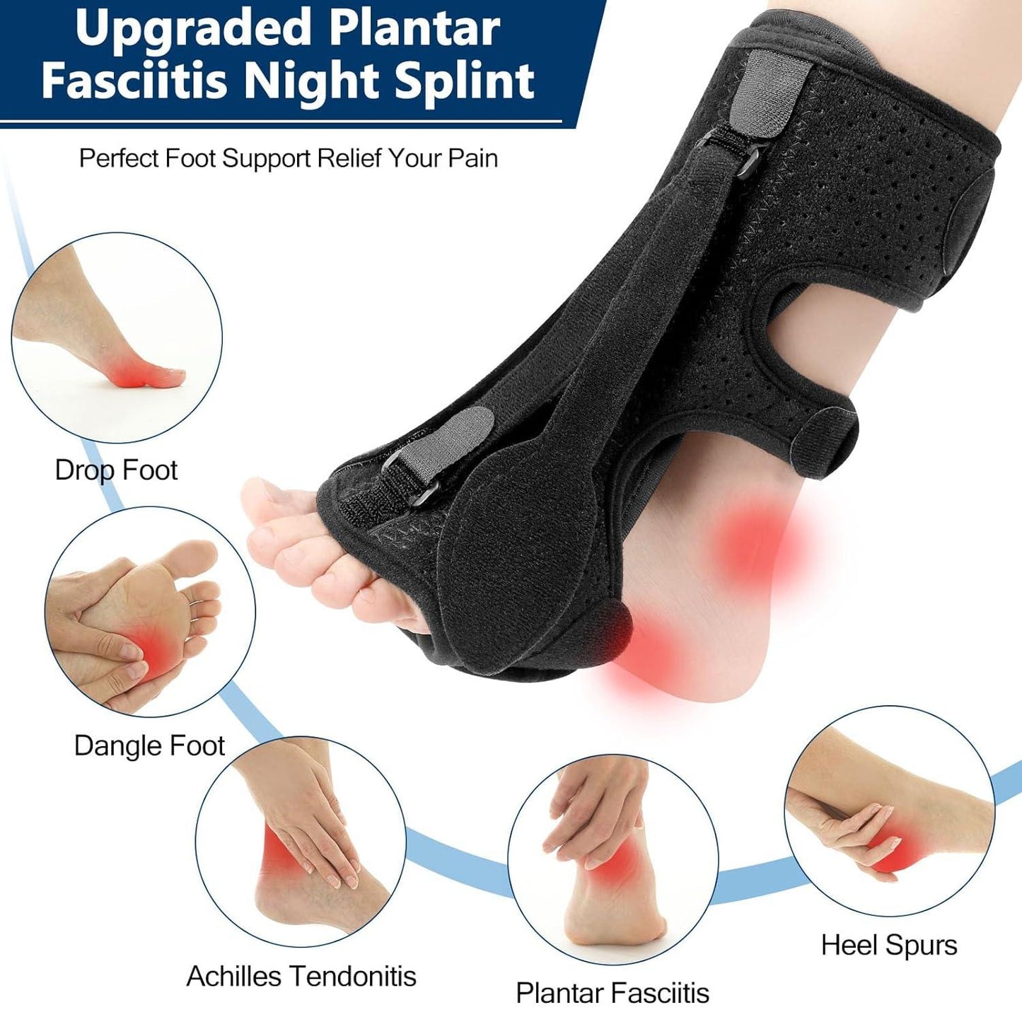 Phonery FlexiStep ® Plantar Fasciitis Night Splint-Getphonery