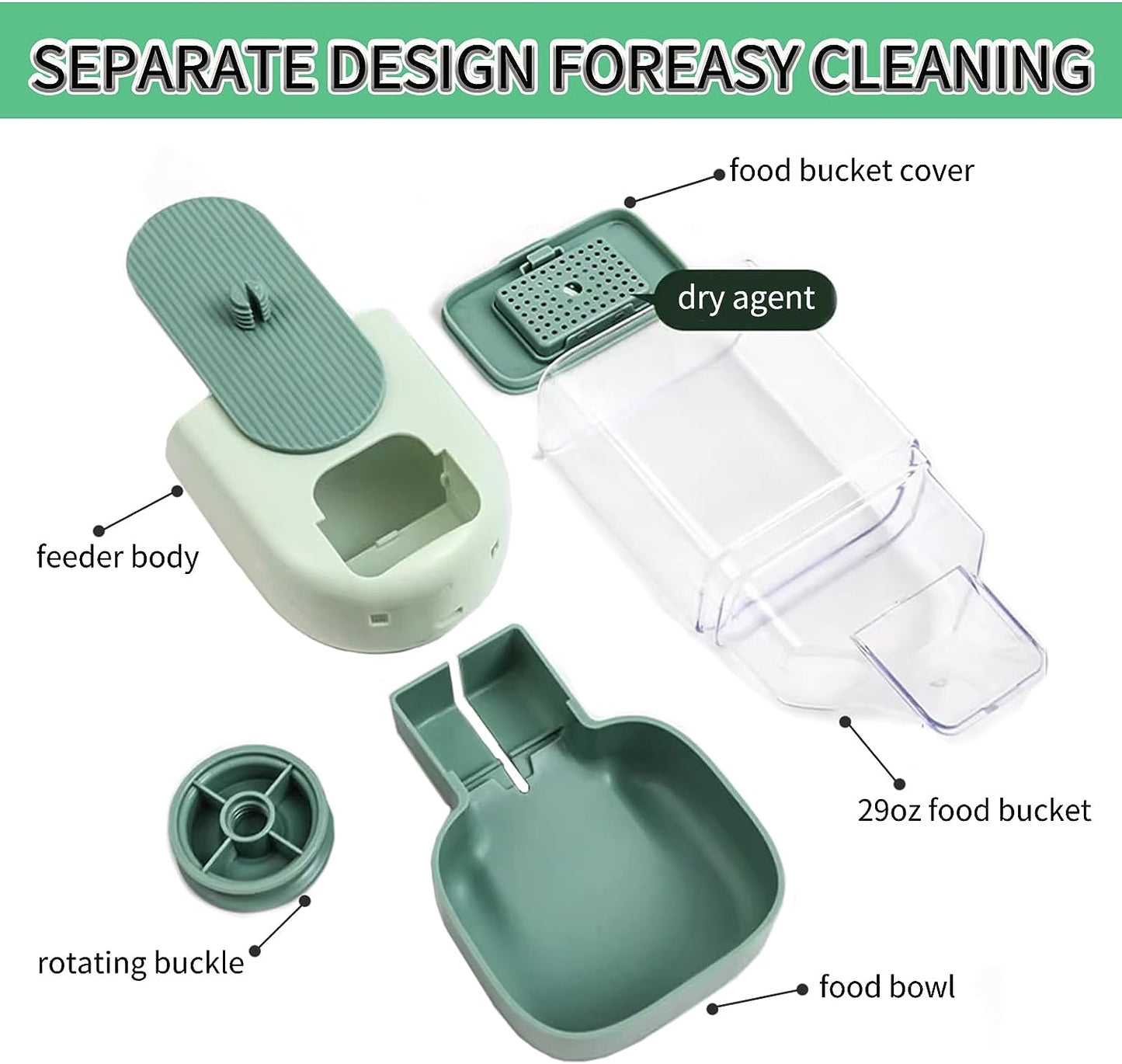 Phonery CageServe ® Water and Food Feeder Set-Getphonery