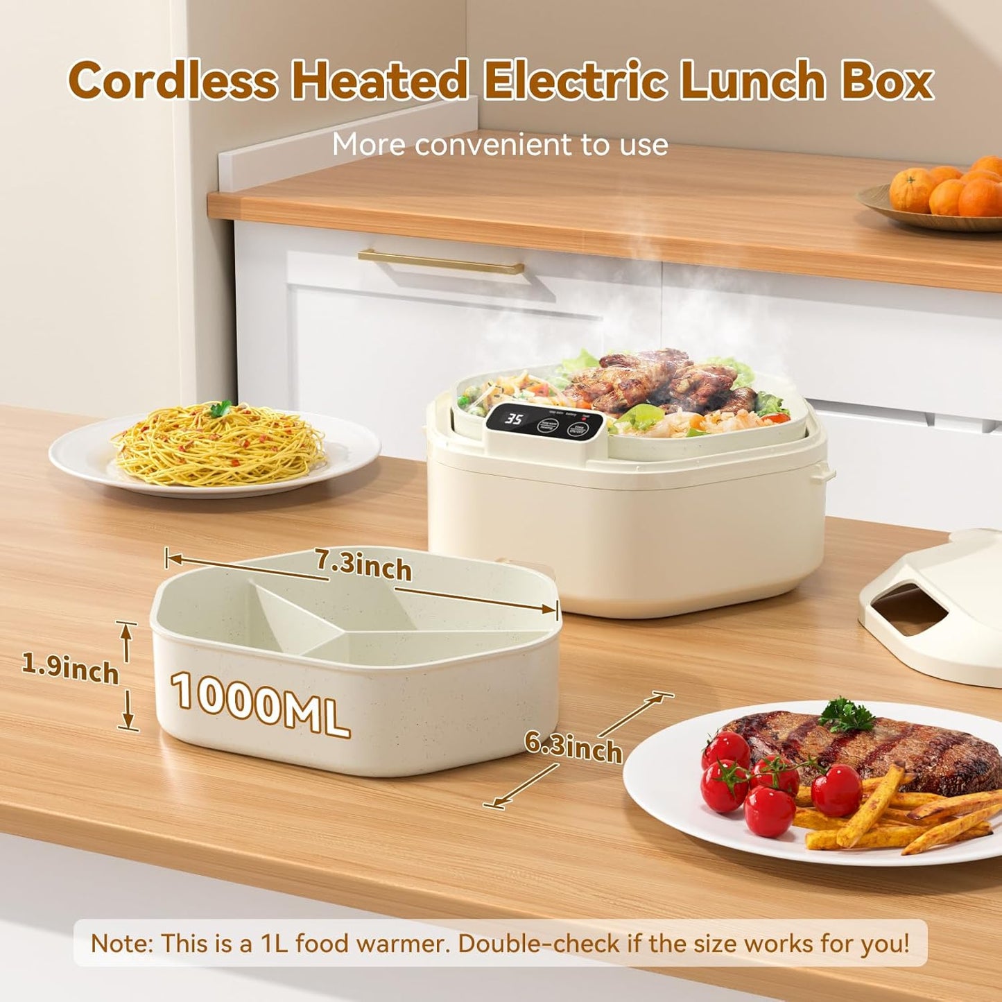 Phonery FoodSavor ® Electric Lunch Box for Adults