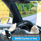 Sun Visor Extender for Cars，Adjustable Polarized Sun Visor Extender ，Polarized Car Sun Visor，Safe Driving Extension for Glare/UV ，Clip on, Universal (Universal, L)