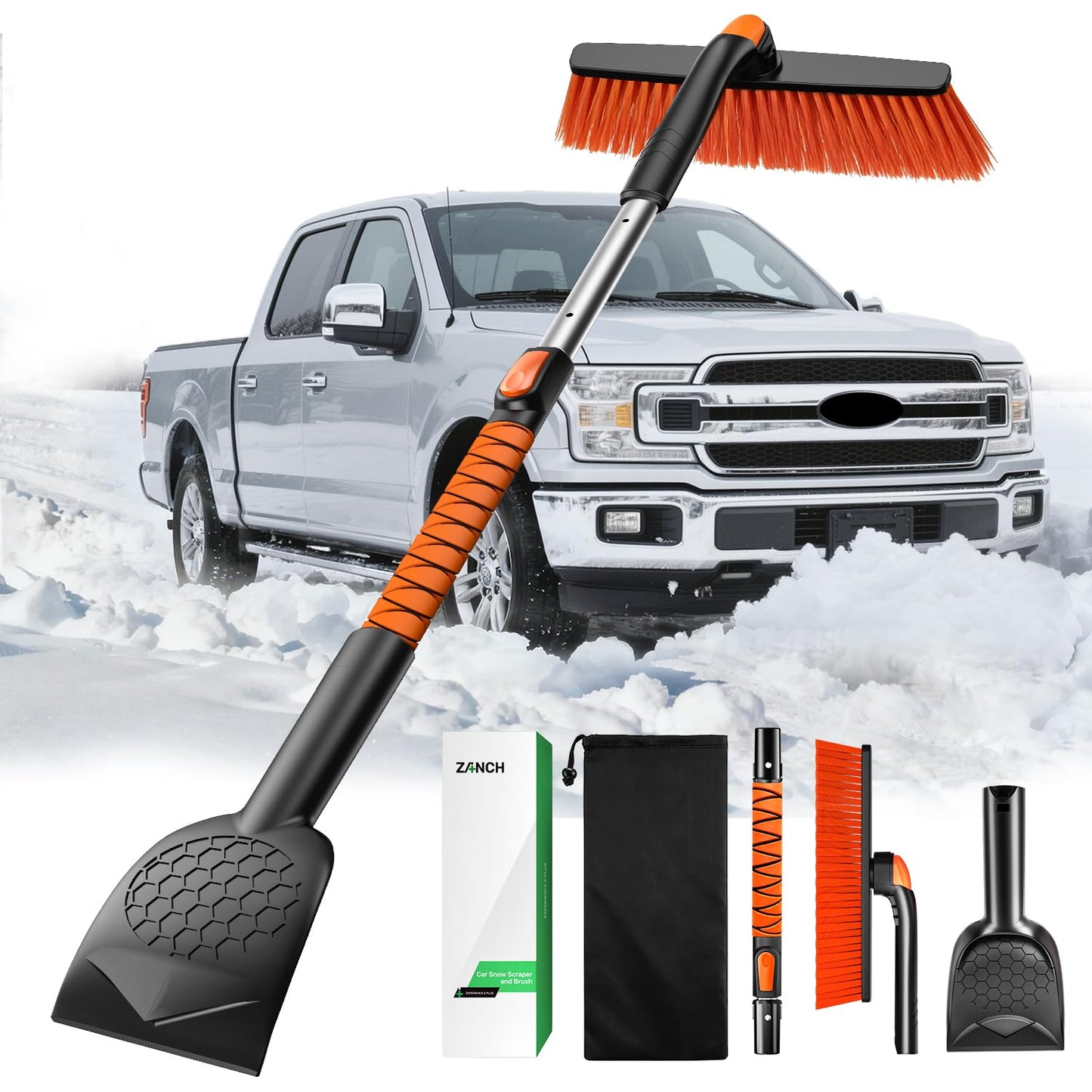 Phonery Torrent Tools 3 in 1 car snow brush