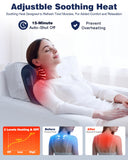 Shiatsu Back and Neck Massager with Heat – Deep Kneading Massage Pillow for Relaxation – Corded Design for Full Body Use - for Loved Ones