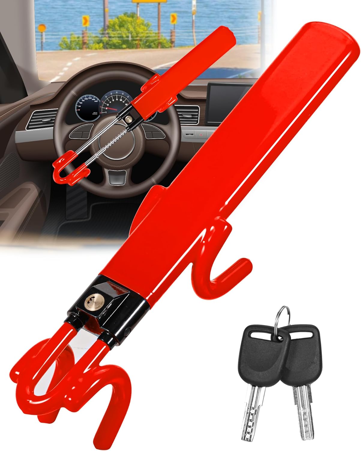 Phonery ArmorGrip  ® Steering Wheel Lock