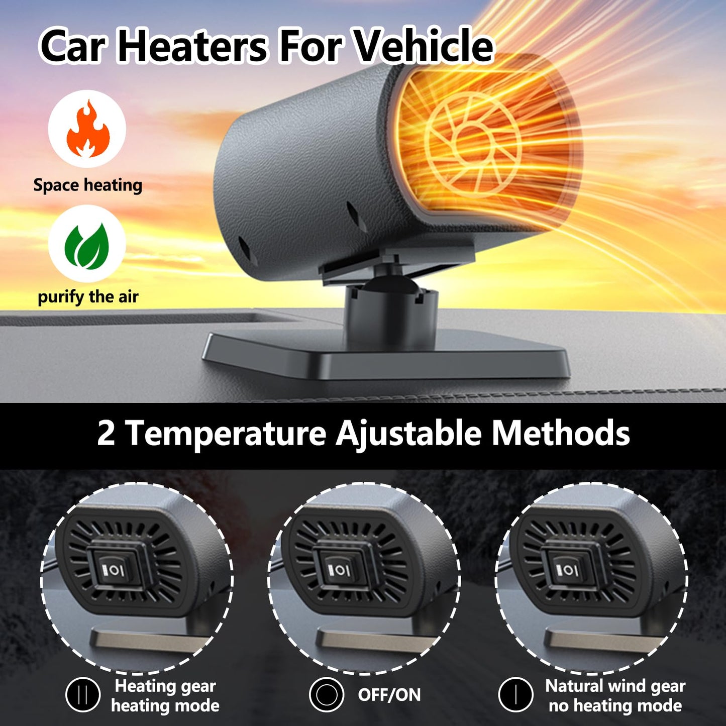  Phonery FrostAway portable car heaters