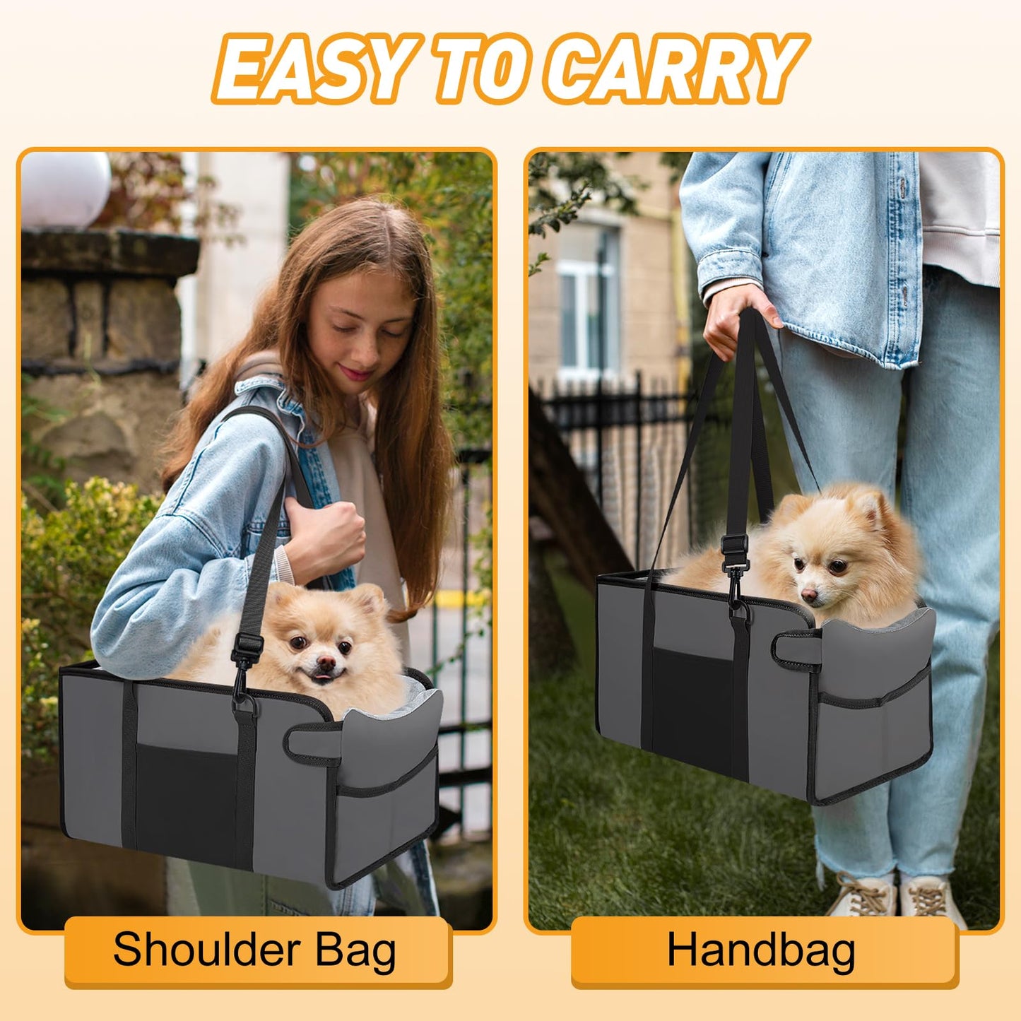 Phonery PawPilot ® Safety Car Seats For Small Dogs