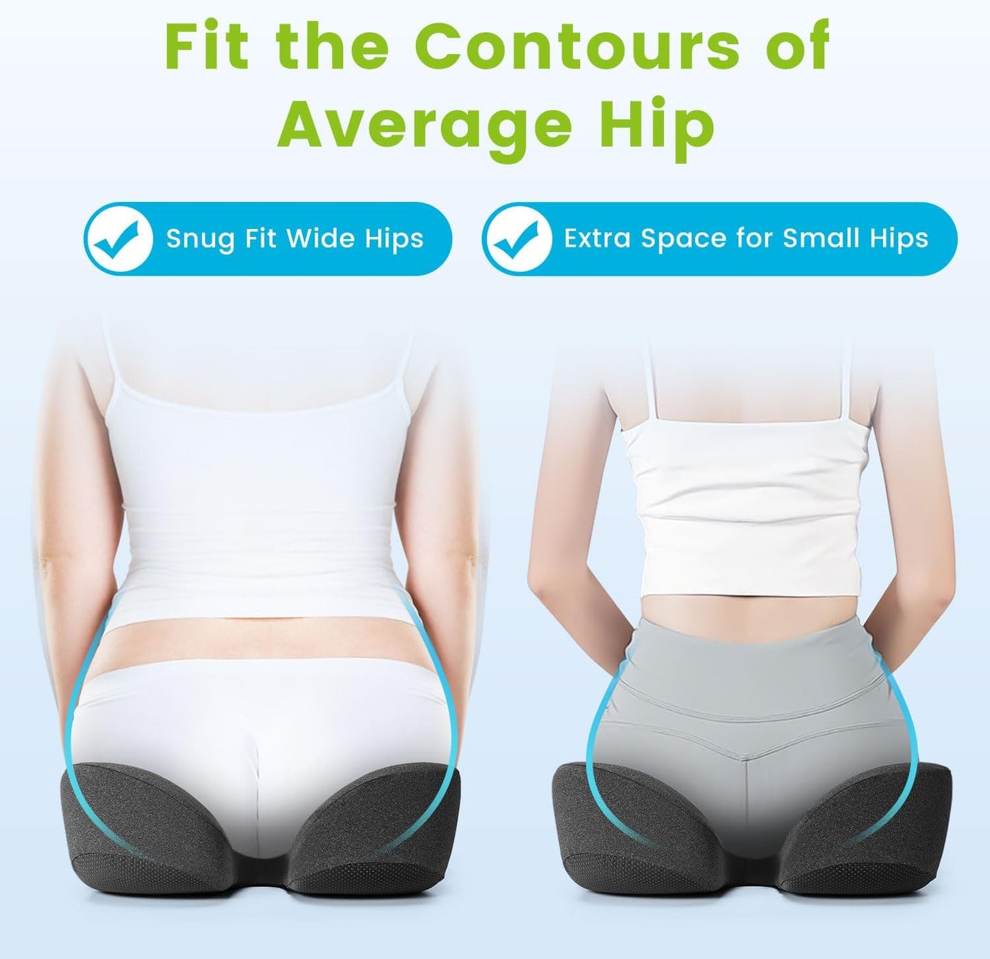 Phonery SeatHaven ® Wheelchair Seat Cushion